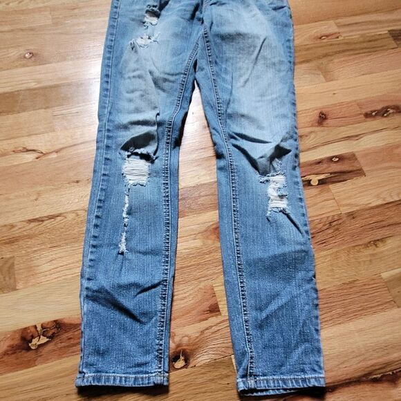 💙3 for $30💙 Indigo Rein Distressed Skinny Maternity Jeans XS - Picture 5 of 6
